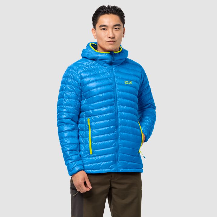 Jack Wolfskin Mens Mountain Down Jacket Blue 187243HPQ